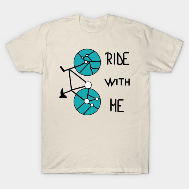 Ride with me II T-Shirt by CocoDes